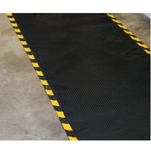Anti-slip and anti-fatigue mat- Industrial use black cushioned surface