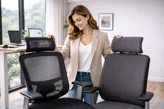 Mesh vs Fabric vs Leather Office Chairs