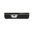 A Contour RollerMouse Red placed against a white background, showing the front view with the rollerbar and buttons.
