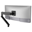 Image showing the attachment of the monitor arm to the flatscreen monitor