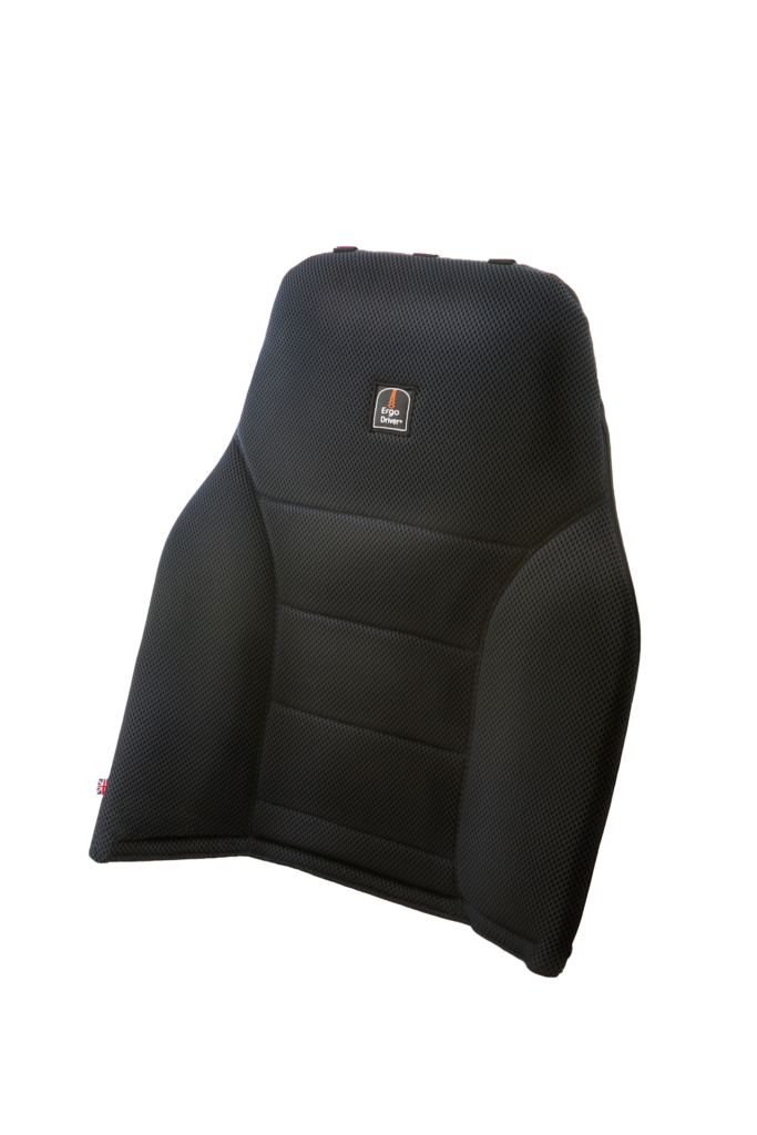 image showing black ergodriver back support for car