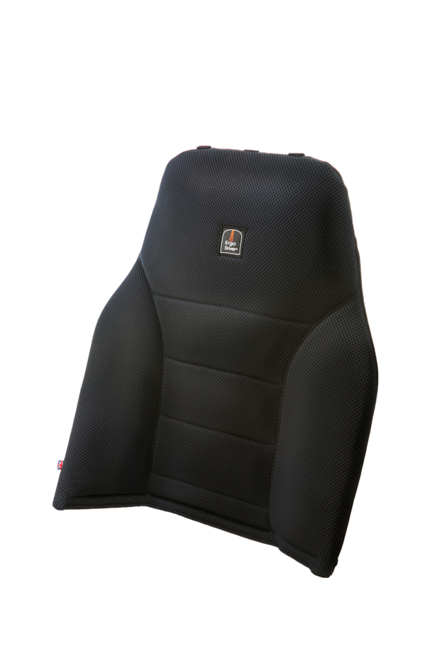 image showing black ergodriver back support for car