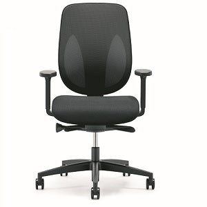 Black Giroflex 353 Mesh Chair with armrests