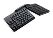 image showing keyboard split down the middle and angle to allow correct wrist positioning
