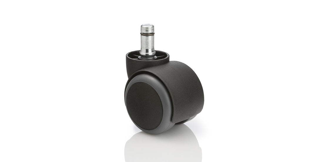 single 50mm castor for hard floor surfaces