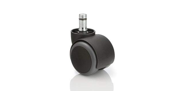 single 50mm castor for hard floor surfaces