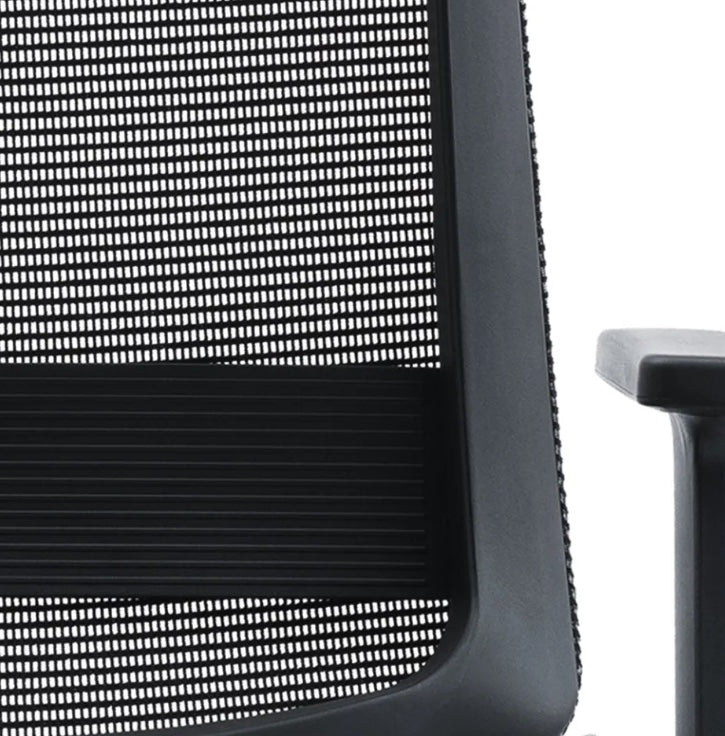 close up of lumbar panel of c19 chair