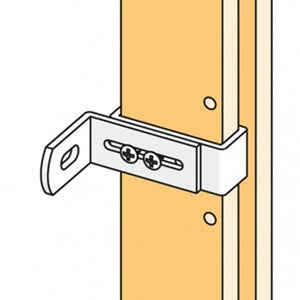 metal wall bracket for shelving