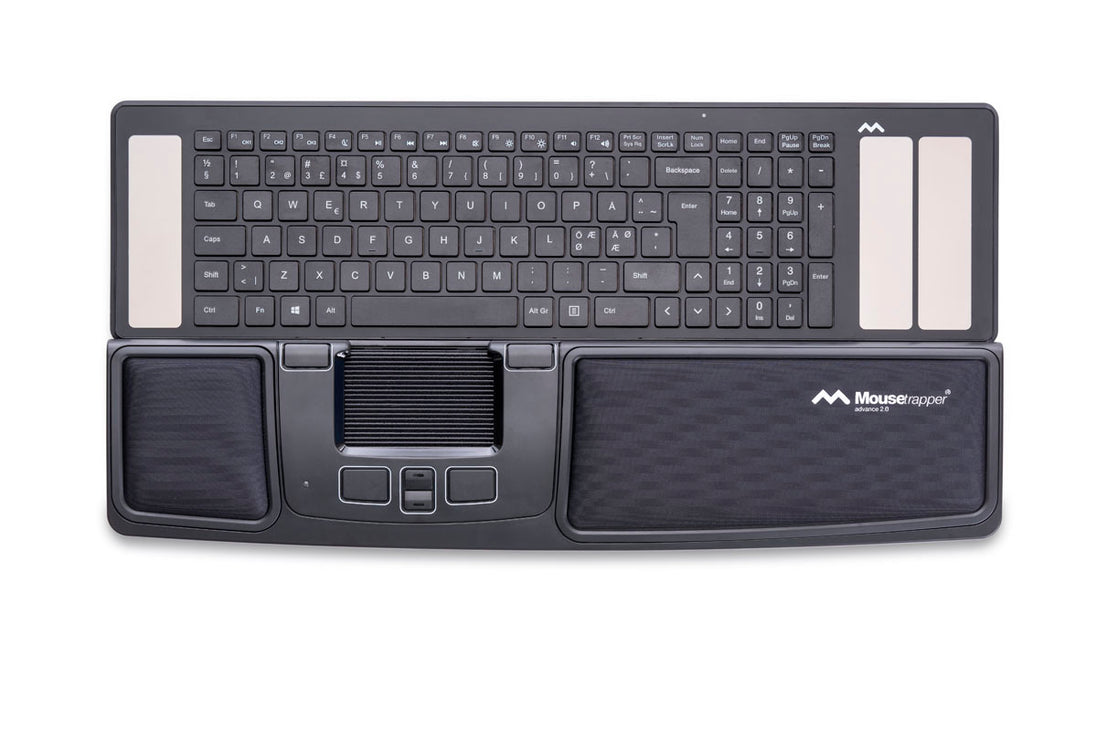 mousetrapper advance 2.0 positioning in front of keyboard