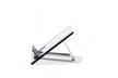 silver laptop stand with height adjustment