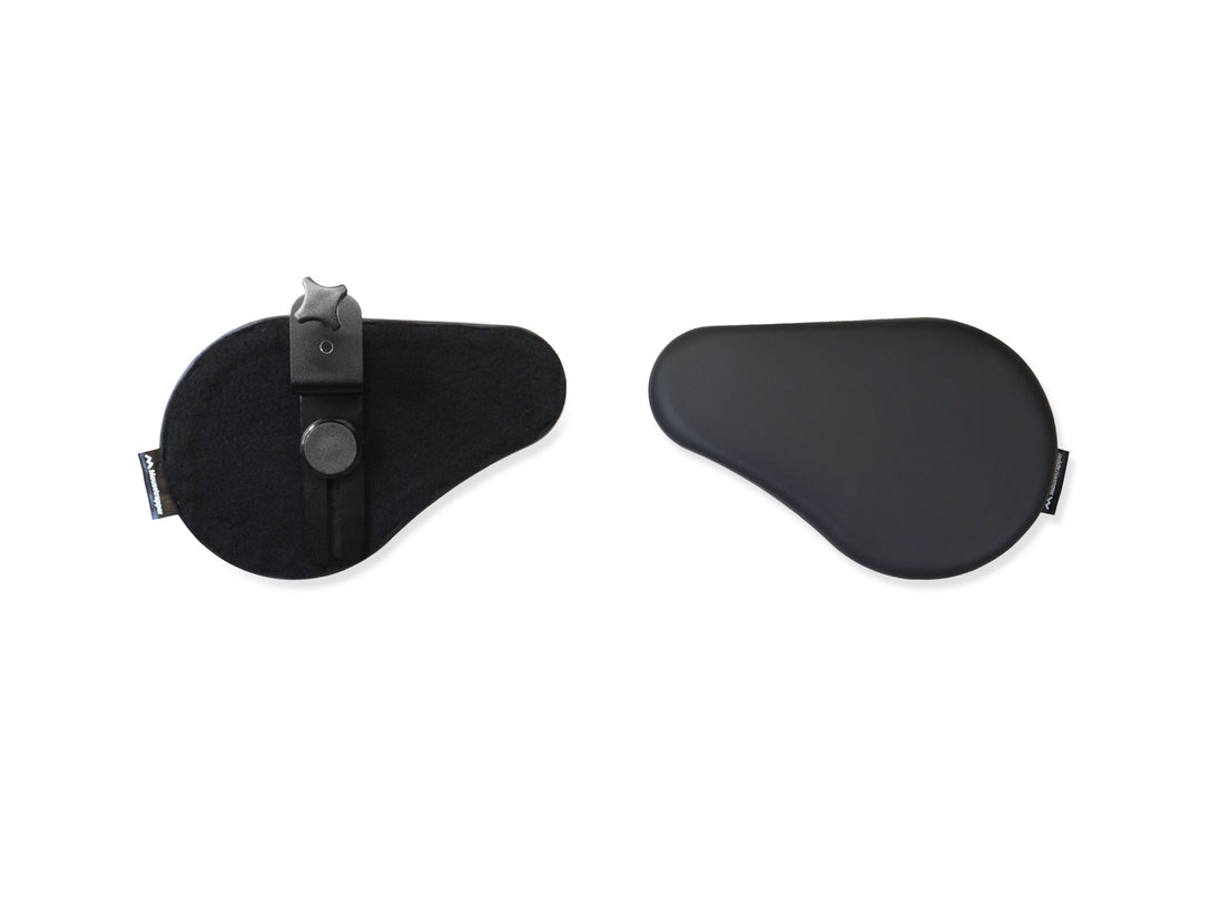 black cushioned forearm supports