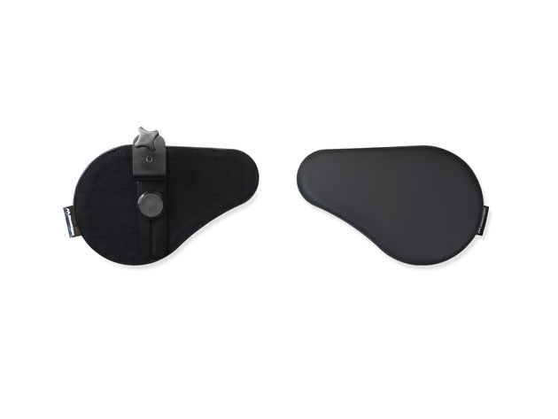 black cushioned forearm supports