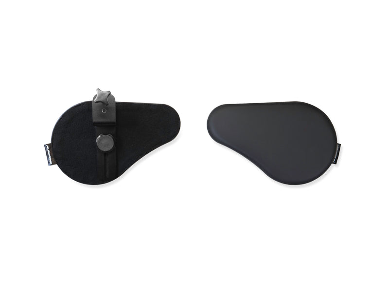 black cushioned forearm supports