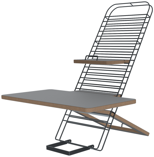 a desk converter with moveable platforms