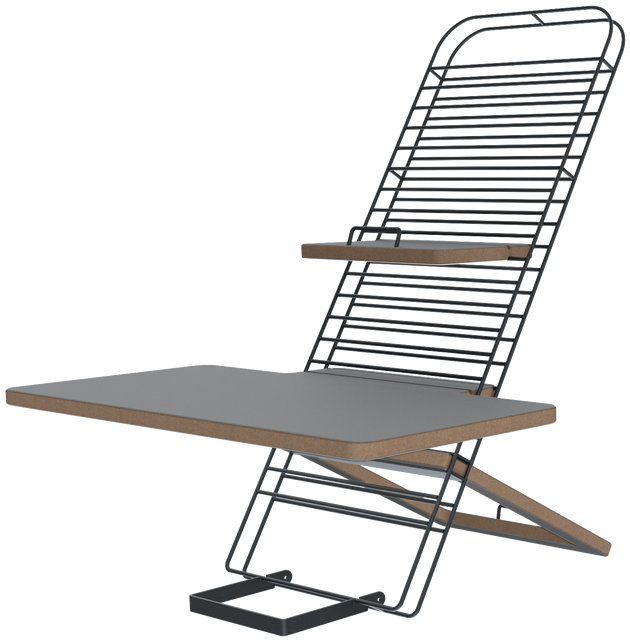 a desk converter with moveable platforms