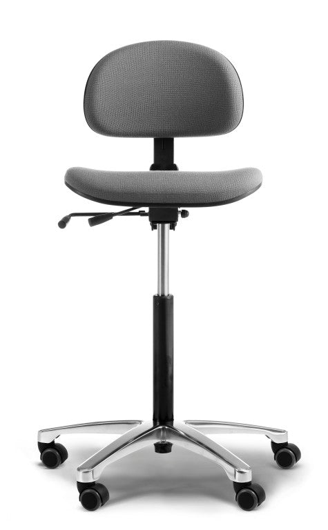 rh support 4521 from front in grey fabric