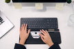 image showing rollermouse red plus in front of keyboard