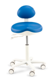 front view of score apical, blue vinyl and white base