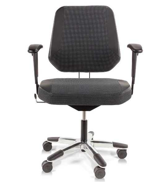 black score maxxline bariatric chair with polished aluminium base