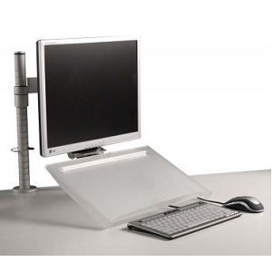 CleanDoc Document holder and clean desk assembly