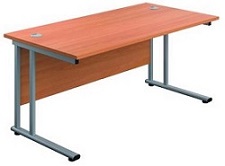 160x80cm Rectangular Cantilever Desk